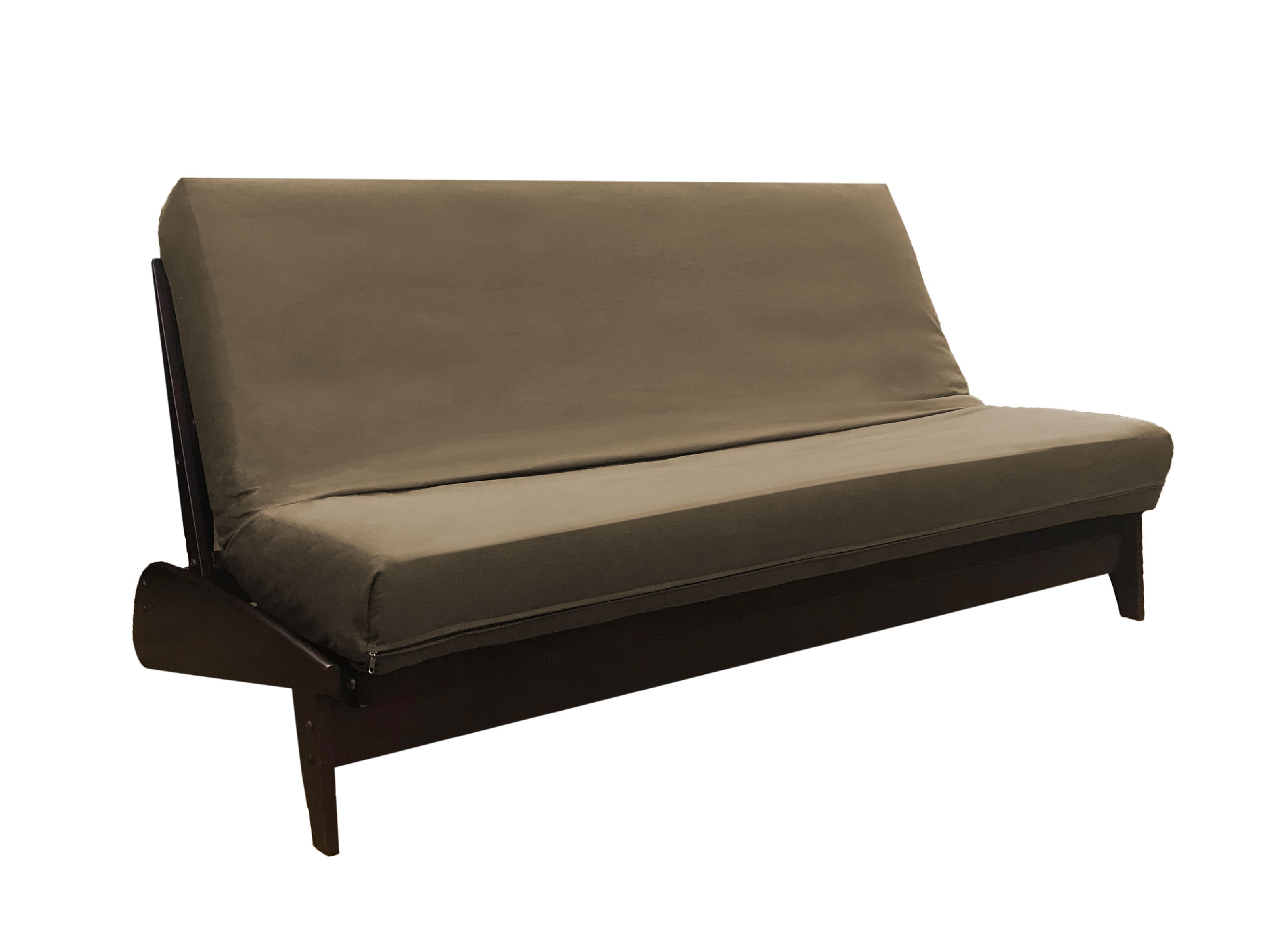 Premium Cotton Canvas CV04 Brown Futon Cover by Prestige