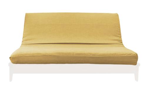 Premium Denim Ivory Futon Cover by Prestige