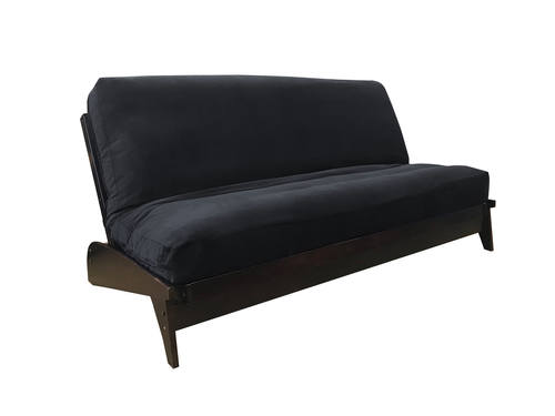 Premium Velvet Black M10 Futon Cover by Prestige