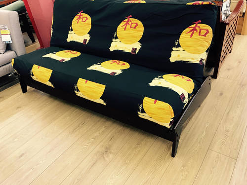 Peace Midnight Blue Futon Cover by Prestige