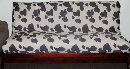 Cow Print Futon Cover by Prestige