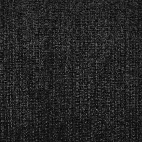 Sample Swatch for Sachi Black Linen-Like Texture Fabric by Prestige