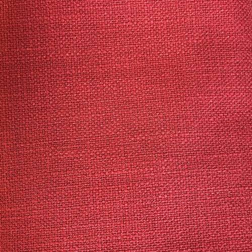 Sample Swatch for Sachi Red Linen-Like Texture Fabric by Prestige