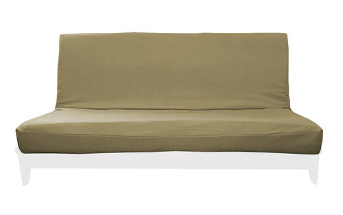 Sachi Sage Linen-Like Texture Futon Cover by Prestige