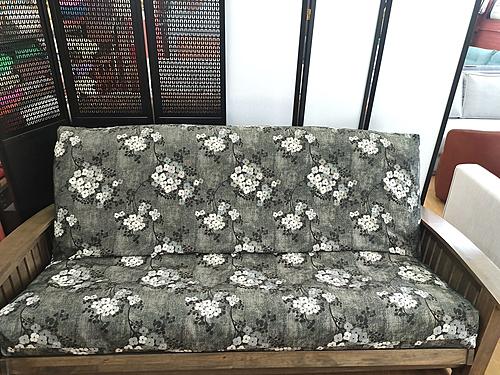 Premium Heavy Texture Boronia Charcoal Futon Cover by Prestige