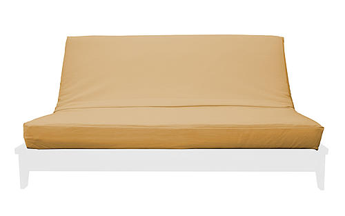 Ibiza Cashmere Suede Texture Futon Cover by Prestige