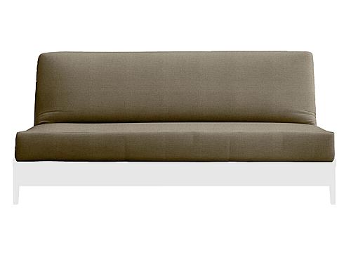 Natural 100% Cotton Brown Futon Cover by Prestige