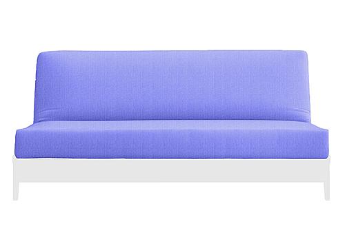 Natural 100% Cotton Amethyst Purple Futon Cover by Prestige