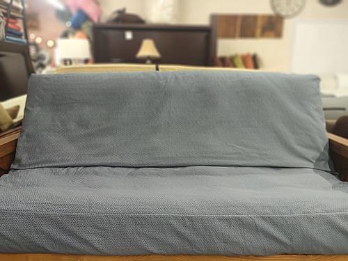 Premium Heavy Texture Pigeon Blue Futon Cover by Prestige