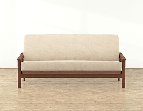 Rhythm And Rhyme Cream Futon Cover by SIS Covers