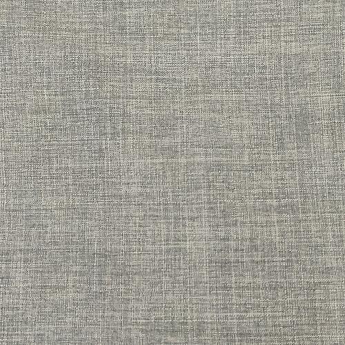 Sample Swatch for Sachi Light Gray Linen-Like Texture Fabric by Prestige